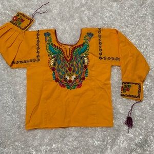 Mexican yellow color top size S/M